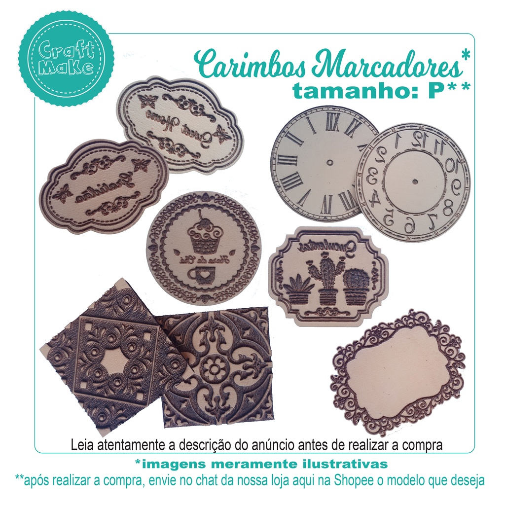 Lu Camilo Store – Carimbo Marcador BR45P – Craft Make - Lu Camilo Store