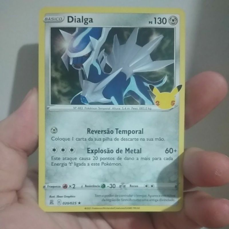 Pokemon Lendário Solgaleo - carta brilhante