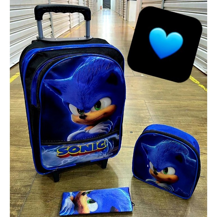 Sonic The Hedgehog lancheira para crianças