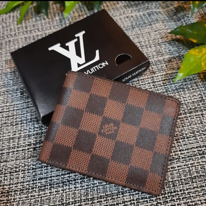 Carteira Masculina Louis Vuitton Couro Tradicional Marrom