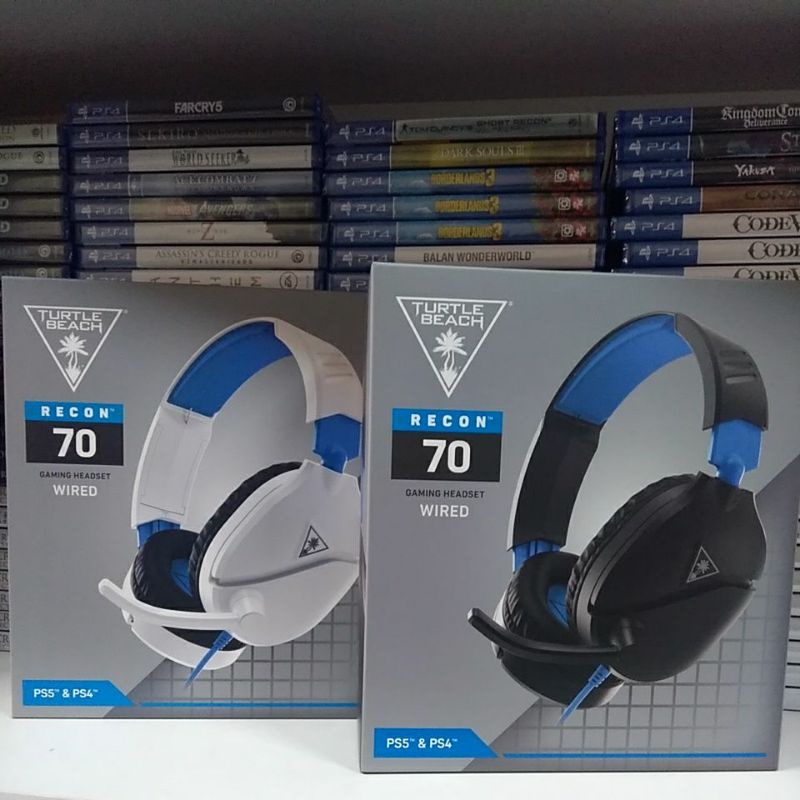 Gaming Headset Recon 70 Turtle Beach Para PS5 PS4 Shopee Brasil