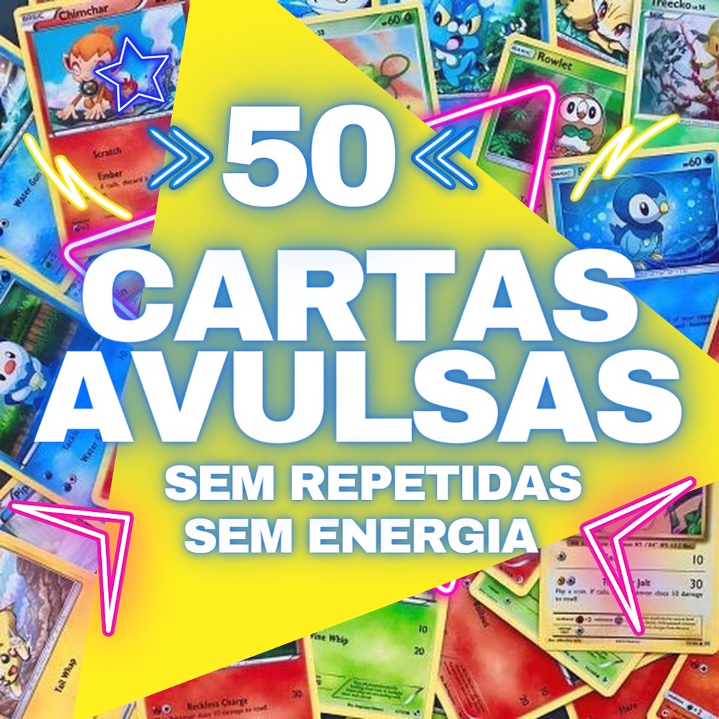 Pokemon Tcg - 50 Cartas Originales + 5 Holograficas