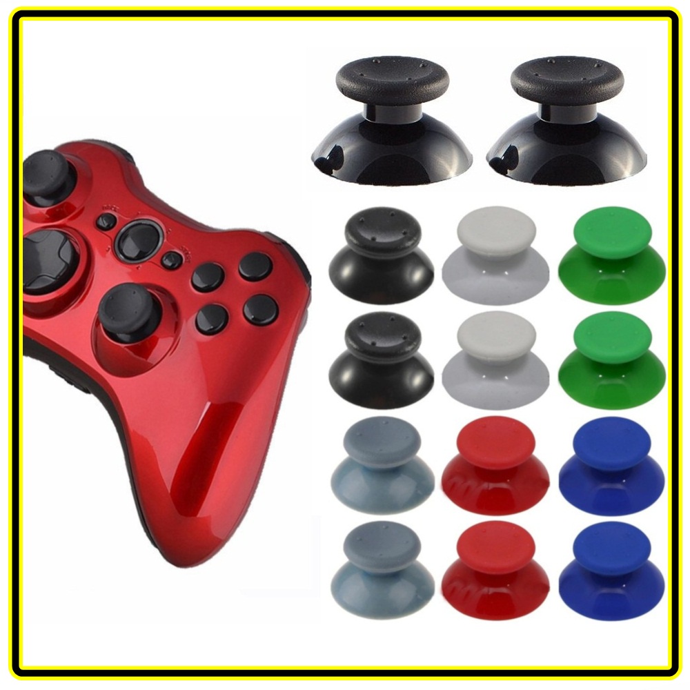 Par Botão Analógico Controle Xbox 360 Preto - 2 Unidades - TechBrasil