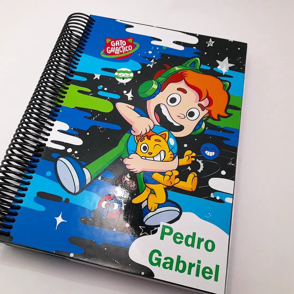 Caderno de Desenho - Gato Galáctico 03