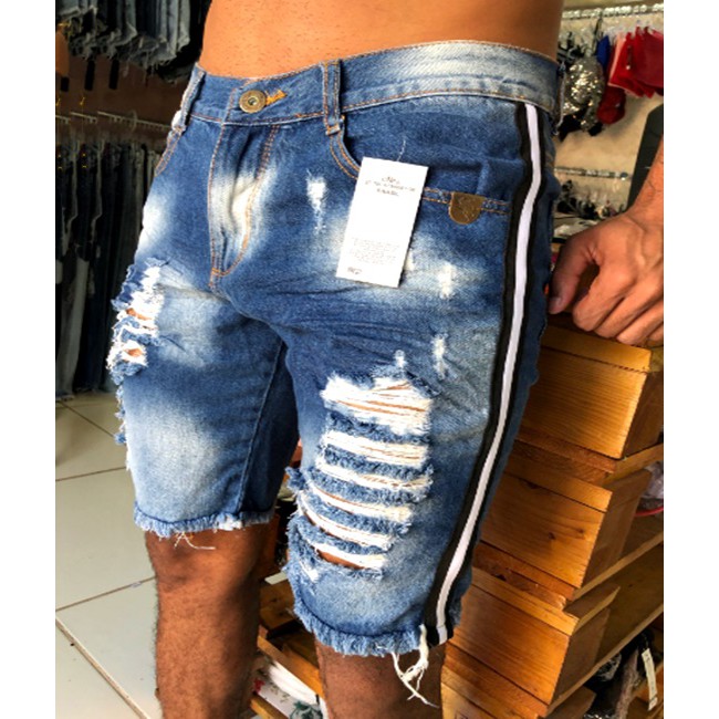 Customização jeans hot sale rasgado