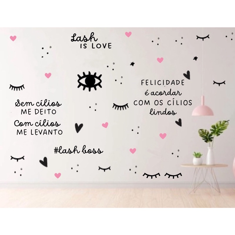 Adesivo de parede com nome personalizado para salão de beleza, adesivo de  parede com nomes personalizados para unhas, decoração de casa, menina,  salão