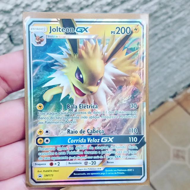 Carta Pokemon Raikou GX Original Copag