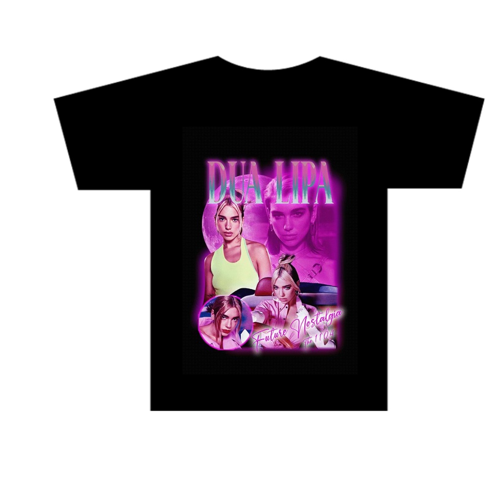 Ultimas Peças Camiseta Dua Lipa T Shirt Graphic Tee Vintage Anos 90 Moda  2022 Rock In Rio Blogueira Fan | Shopee Brasil