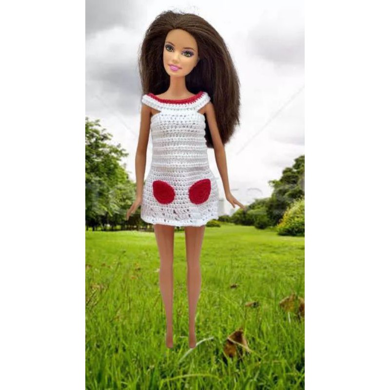 Roupa de #Barbie boneca em croche #doll #clothes