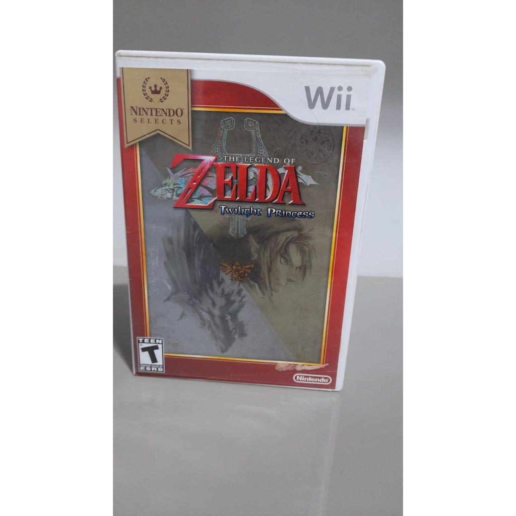 Nintendo Selects Wii U Zelda Twilight Princess Case, Manual and