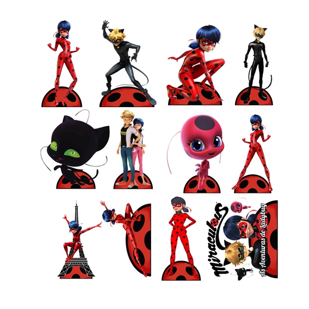 Topo De Bolo Miraculous Ladybug Para Editar E Imprimir  Baby cartoon  drawing, Miraculous ladybug party, Ladybug party