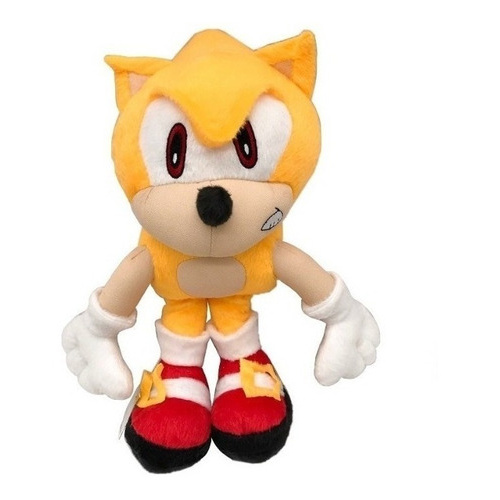 Boneco Pelucia Sonic Sega Musical 28cm + Brinde