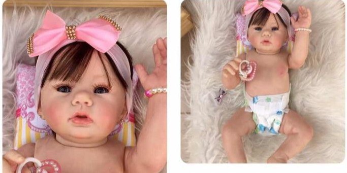 Boneca Bebê Reborn Valentina Corpo Inteiro Silicone P/ Dar Banho em  Promoção é no Buscapé