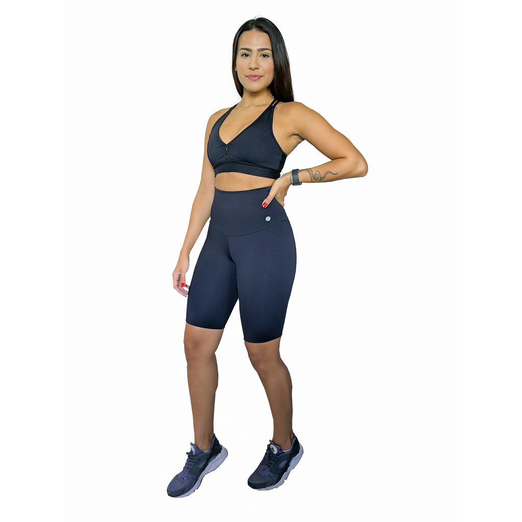 Calça Capri Compressão com Cinta Plus Size