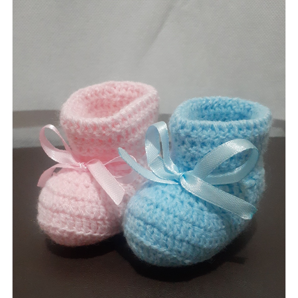 Sapatinho de bebe store croche