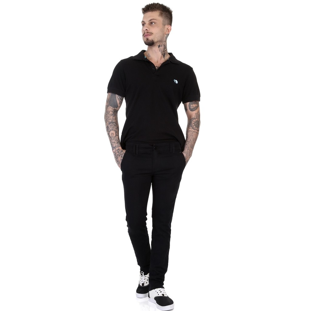 Roupas best sale pretas masculinas