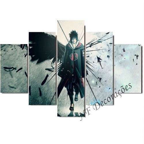 Quadro Naruto Anime Rosto Fúria Uzumaki 06mmmdf