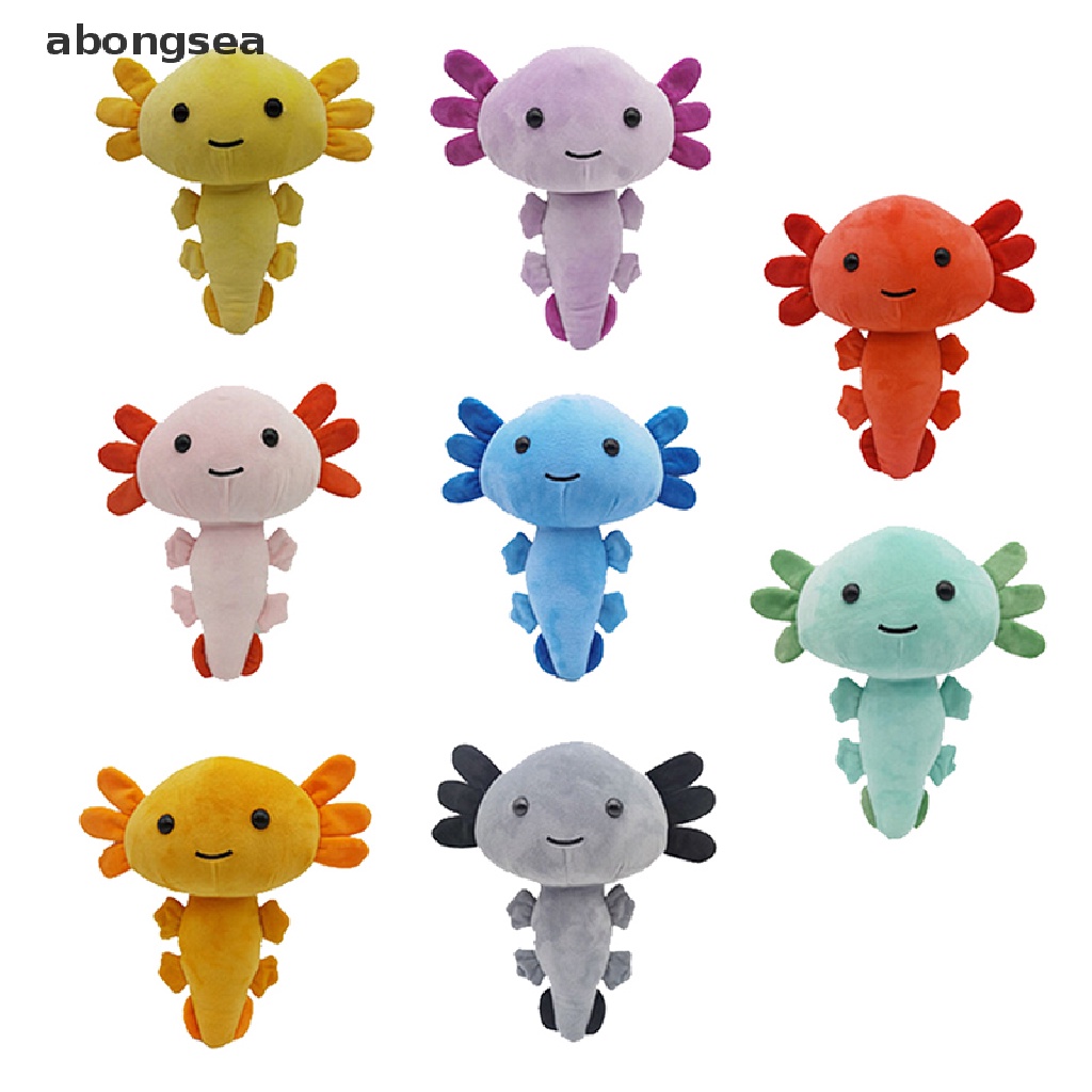 abongsea] Boneco De Pelúcia De Desenho Animado Axolote Brinquedo Kawaii  Animal | Shopee Brasil