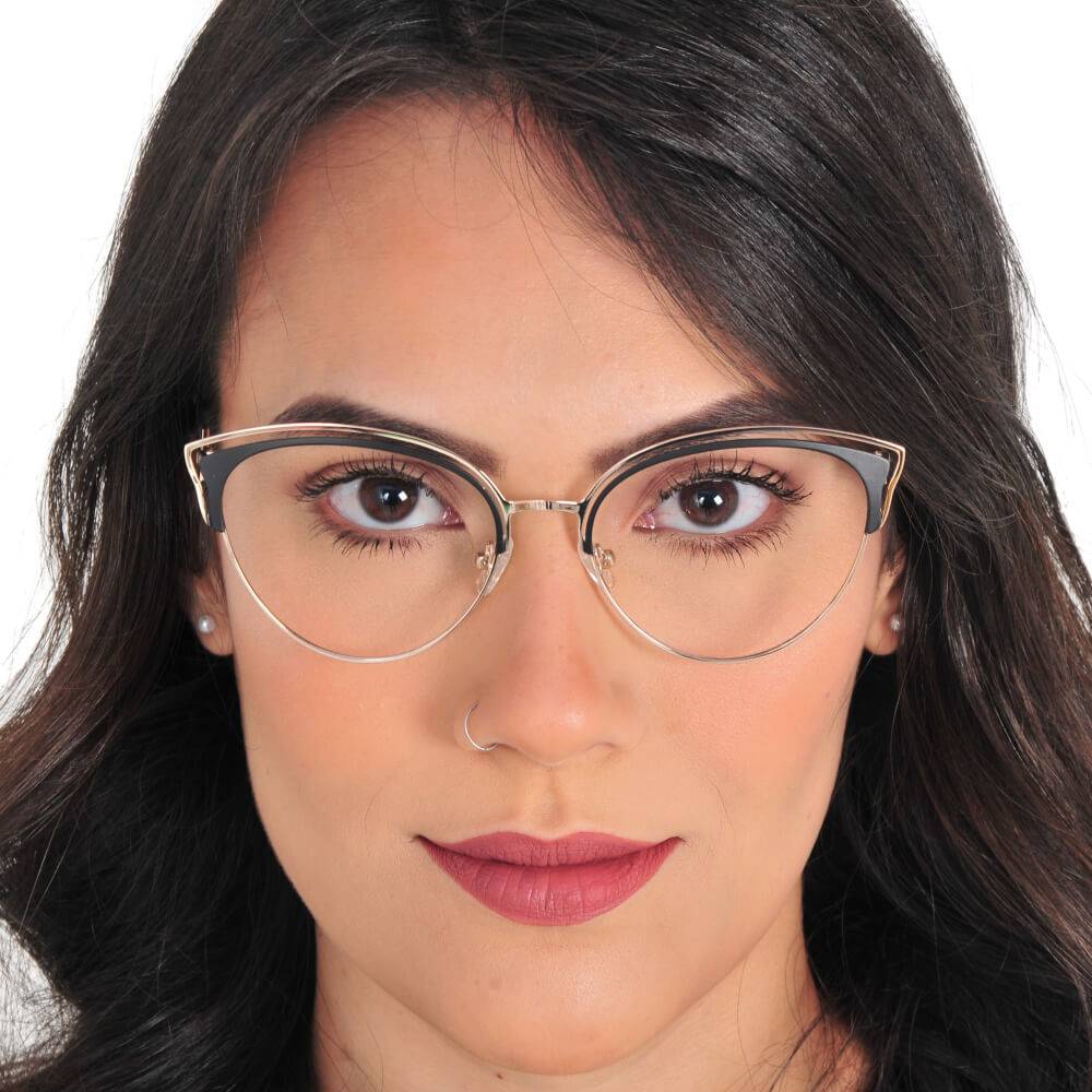 armação de oculos com clip on feminino Shades Brasil