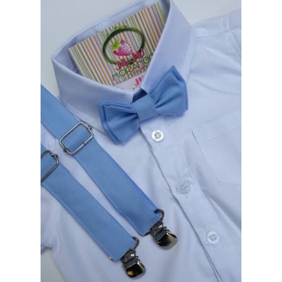 Camisa social sale azul com gravata