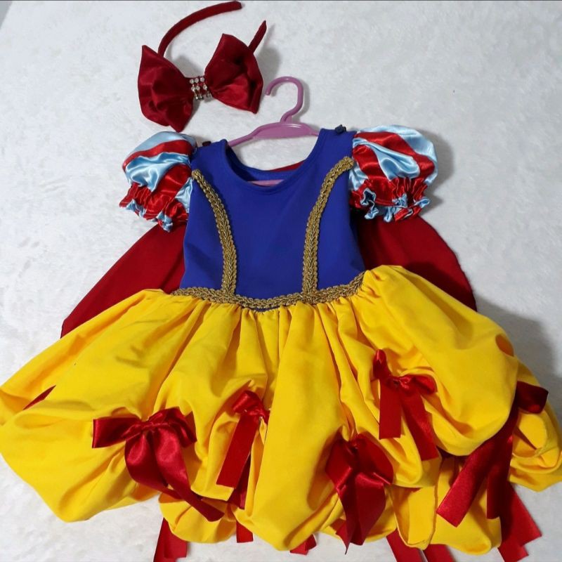 Fantasia infantil da sales branca de neve