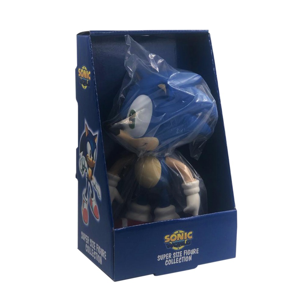 Lançamento Boneco Brinquedo Action Figure Sonic 2 Super Grande Super Size -  23cm S8