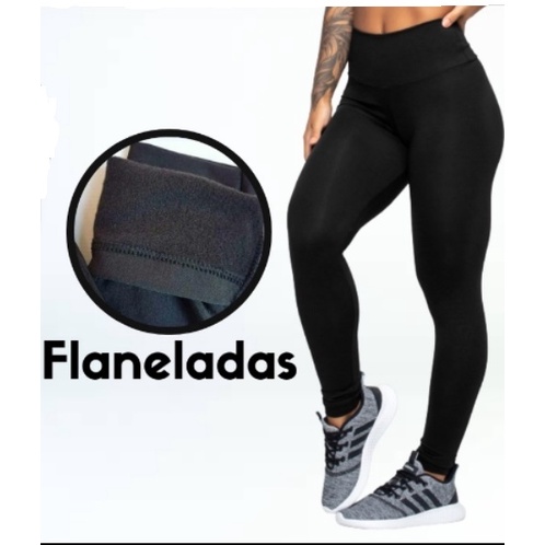 Calça Legging Peluciada para Inverno Frio