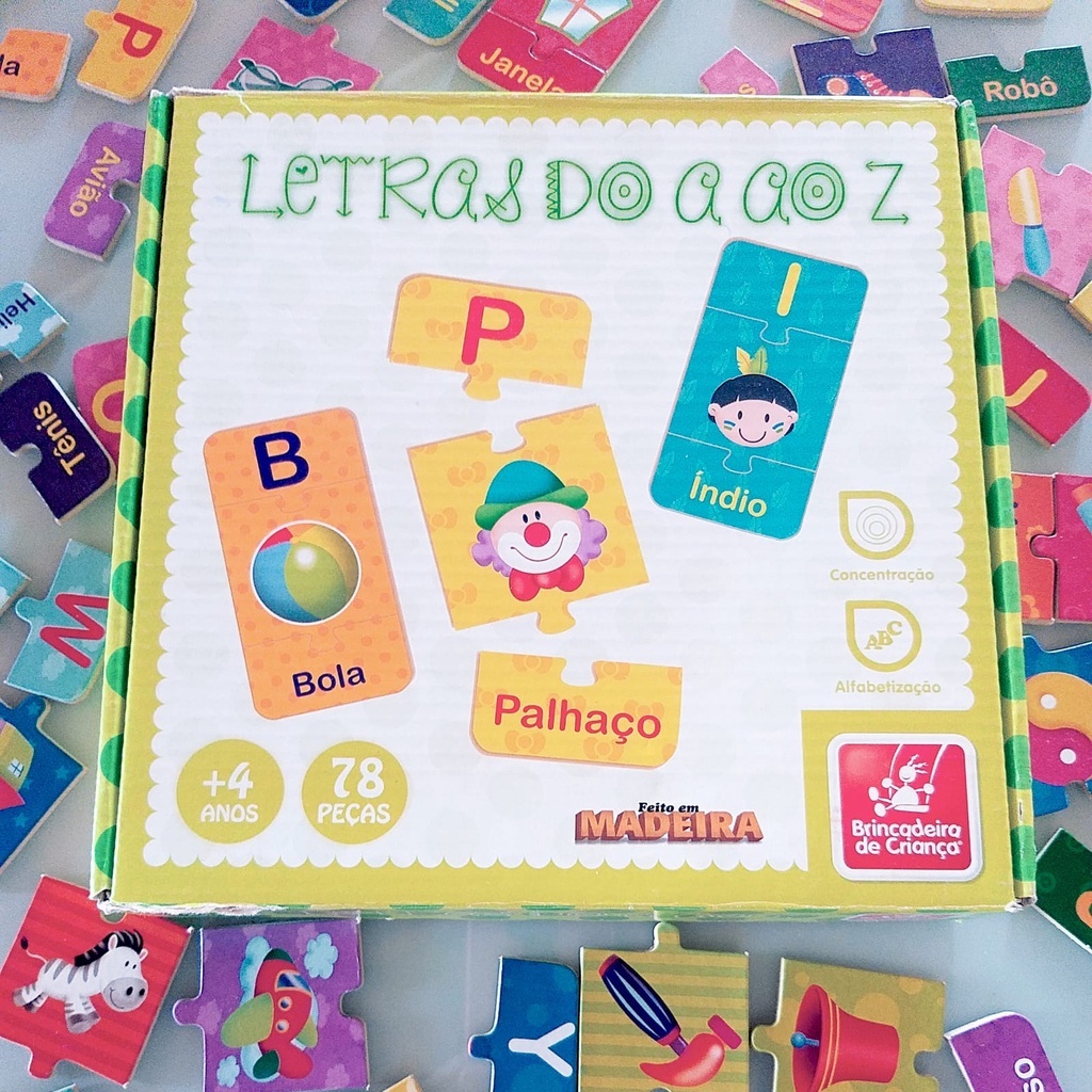 Brinquedo Infantil Jogo Bingo Varalzinho 61 Peças Brincadeira De
