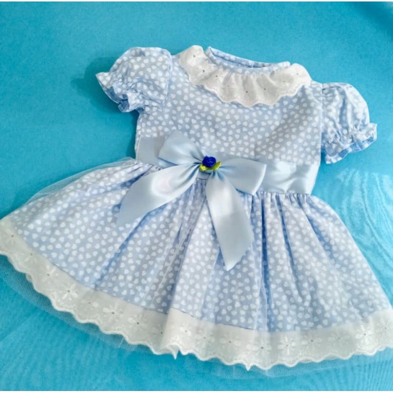 Vestido para bebê Reborn