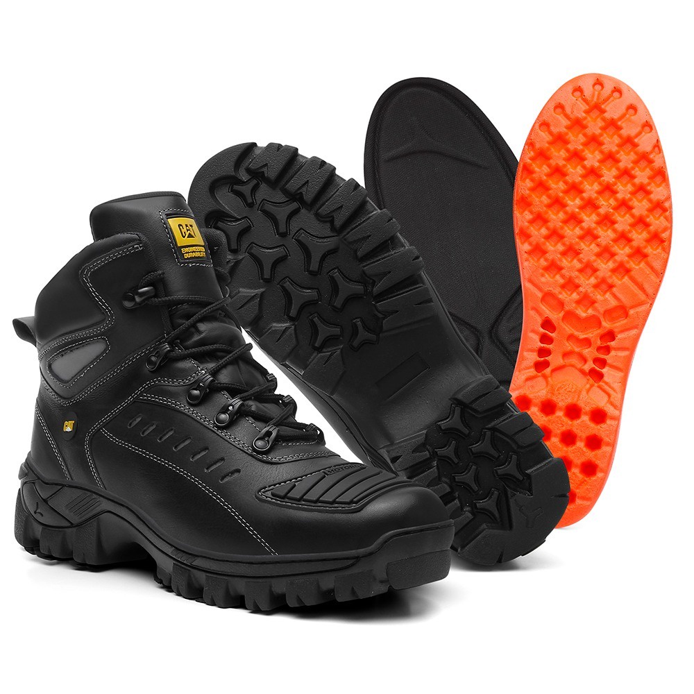 Bota hot sale caterpillar motoqueiro