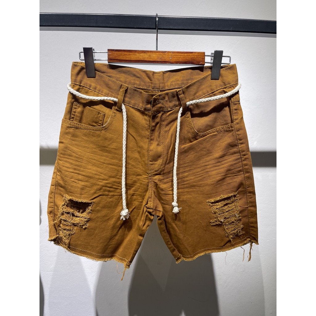 Bermuda jeans hot sale marrom masculina