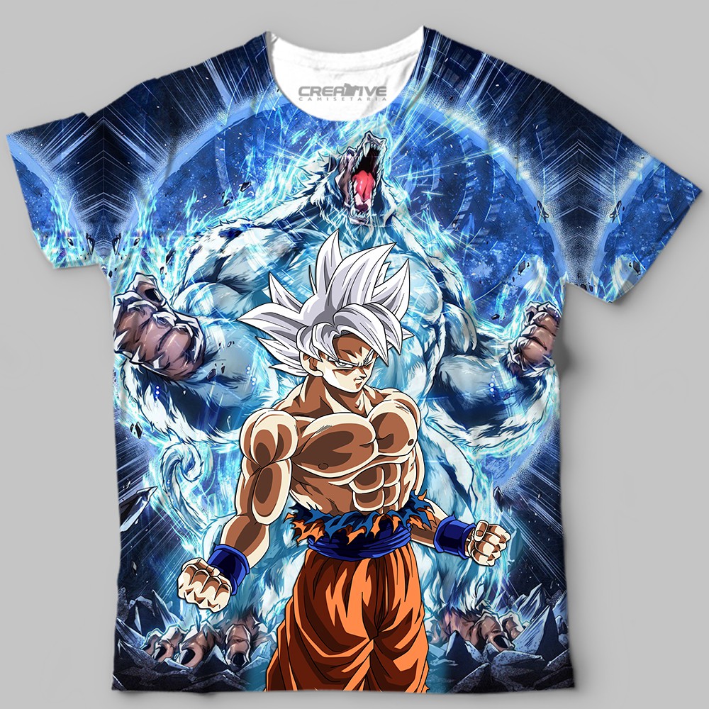 Camiseta Brasil 2022 Dragon Ball Super Goku Copa