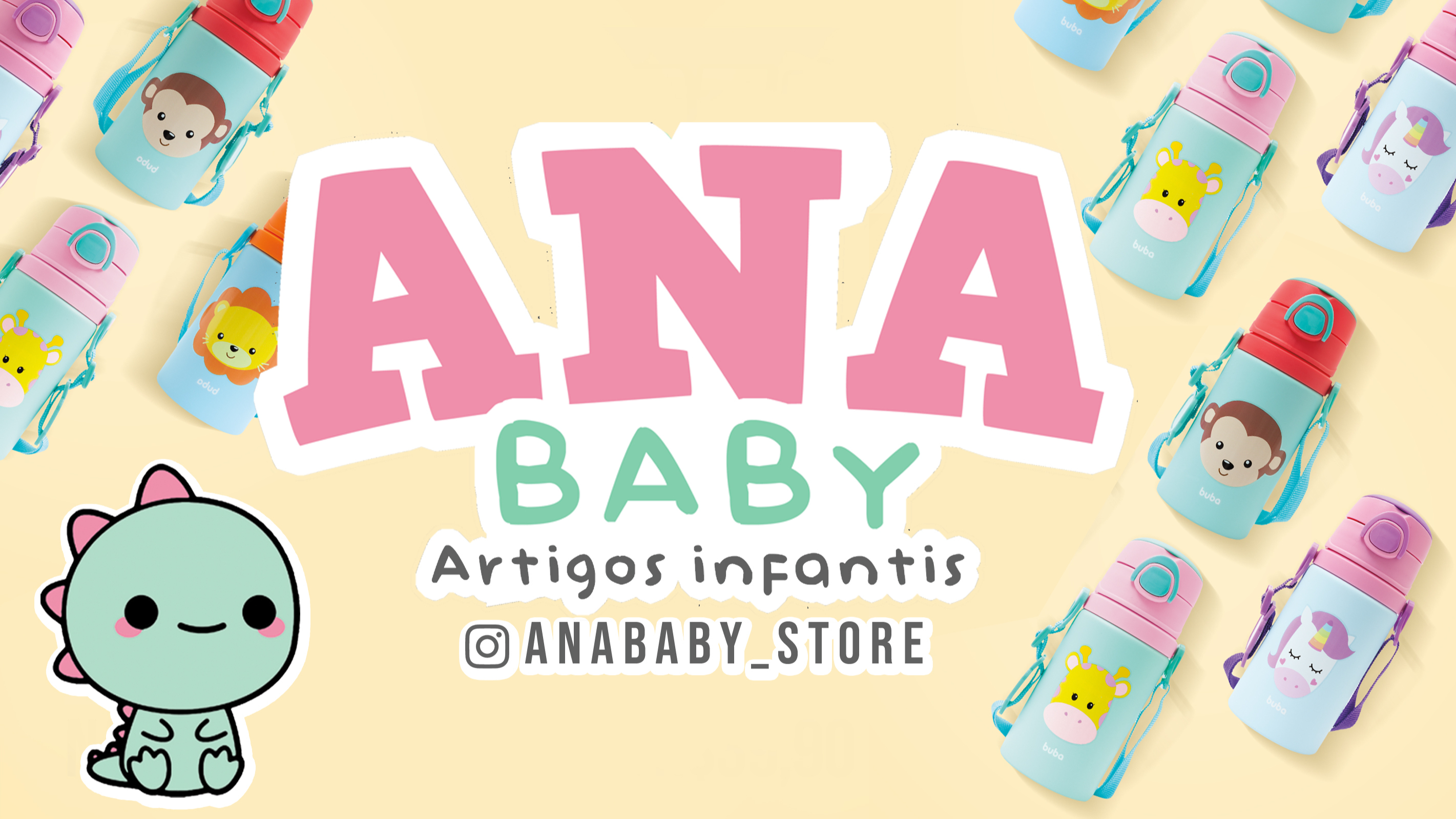 SERINGA PARA LAVAGEM NASAL DINO ROSA - Ana Baby Store