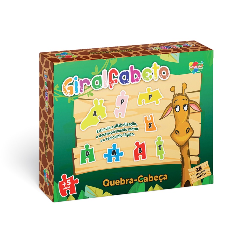 Jogo Quebra-cabeça 72 peças Mágico de Oz Aquarela Brinquedos - Magazine  Stock