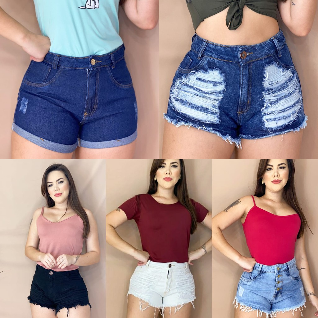 Short jeans sale em atacado