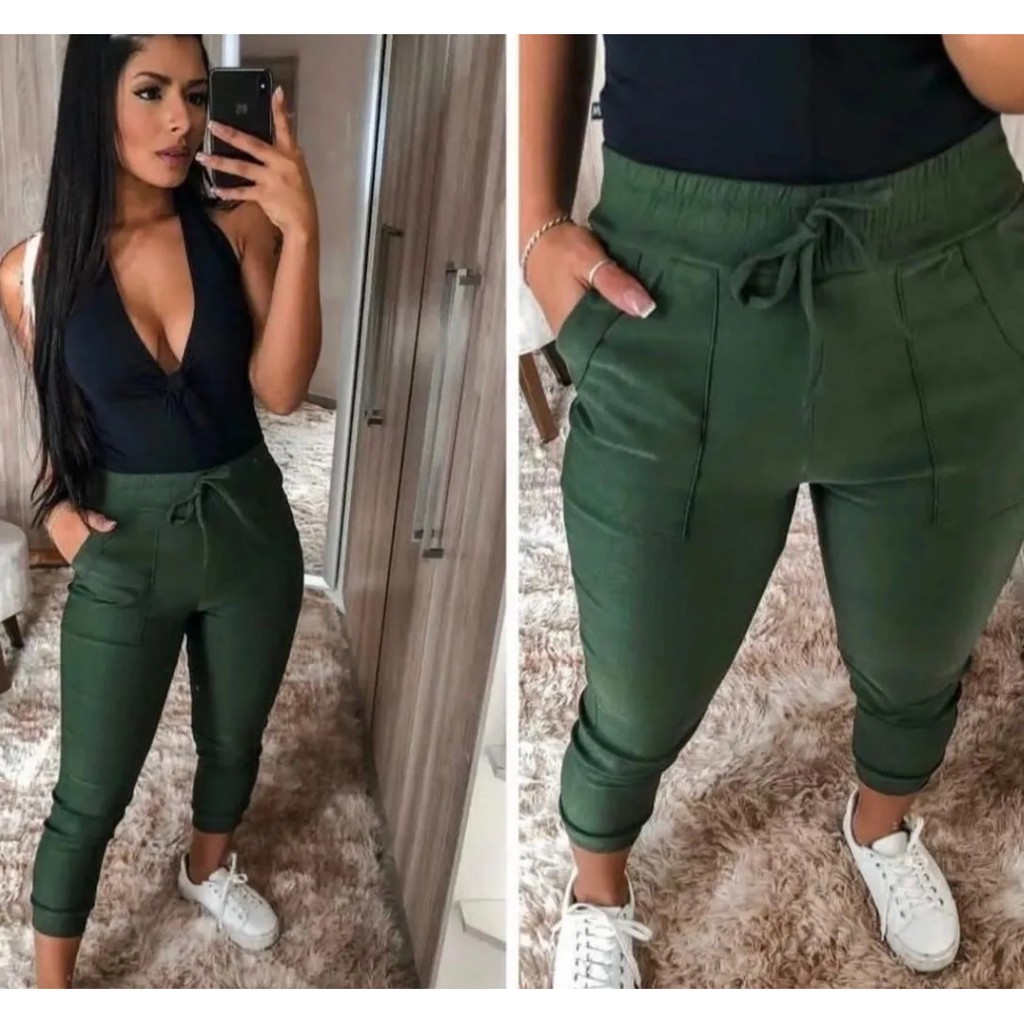 Calça jogger feminina store gg