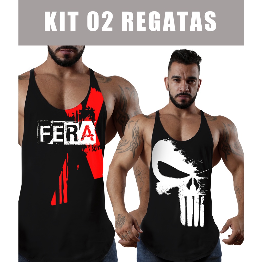 Camiseta Básica Regata Masculina Nadador Tank 04 -Sjons Modas