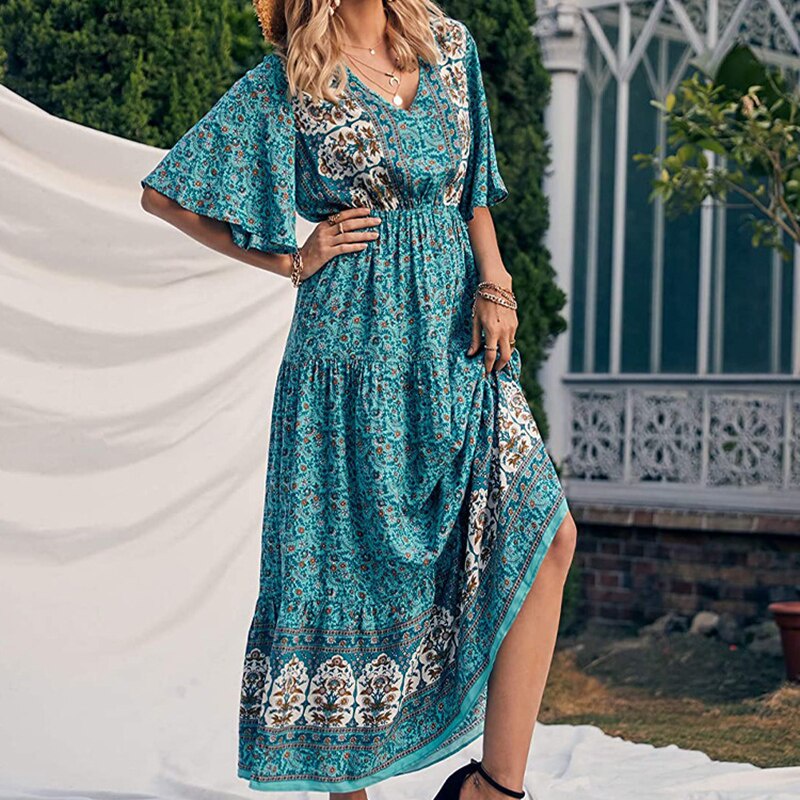 Boho dresses best sale in extended sizes