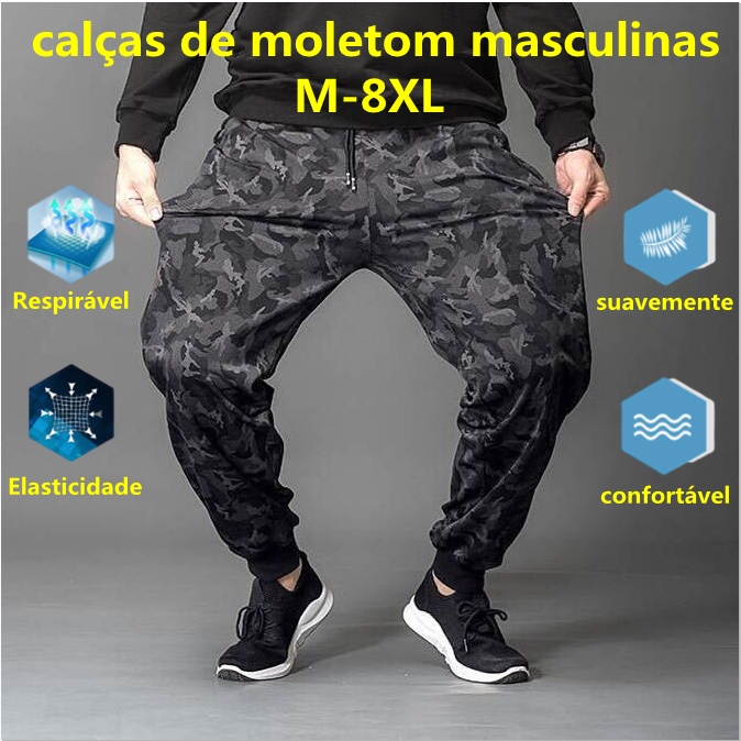 Calça com elastico sales na ponta masculina