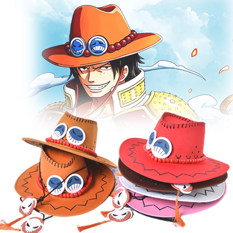 Chapéu Ace One Piece Cowboy