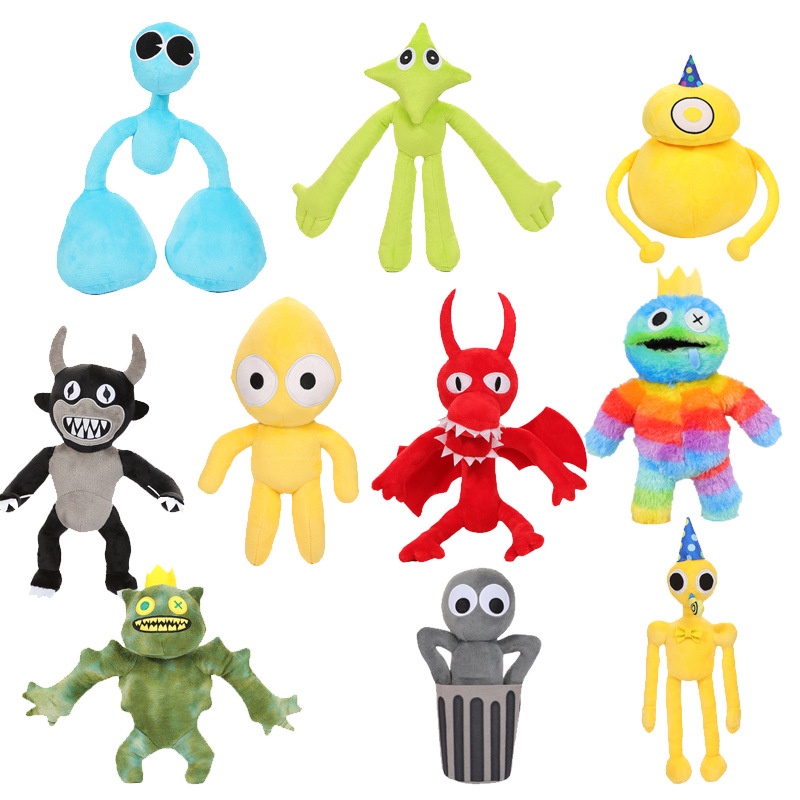 Roblox Rainbow Friends Arco-Íris Amigos Pelúcia Brinquedo De Personagem De  Jogo Para Crianças Fãs - Escorrega o Preço