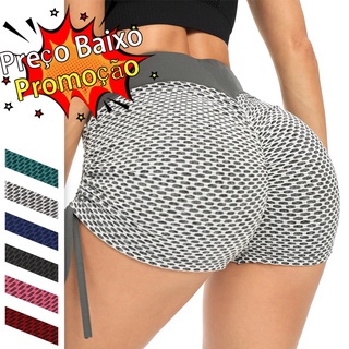 Salspor Summer Sport Shorts Women High Waist Fitness Shorts Push