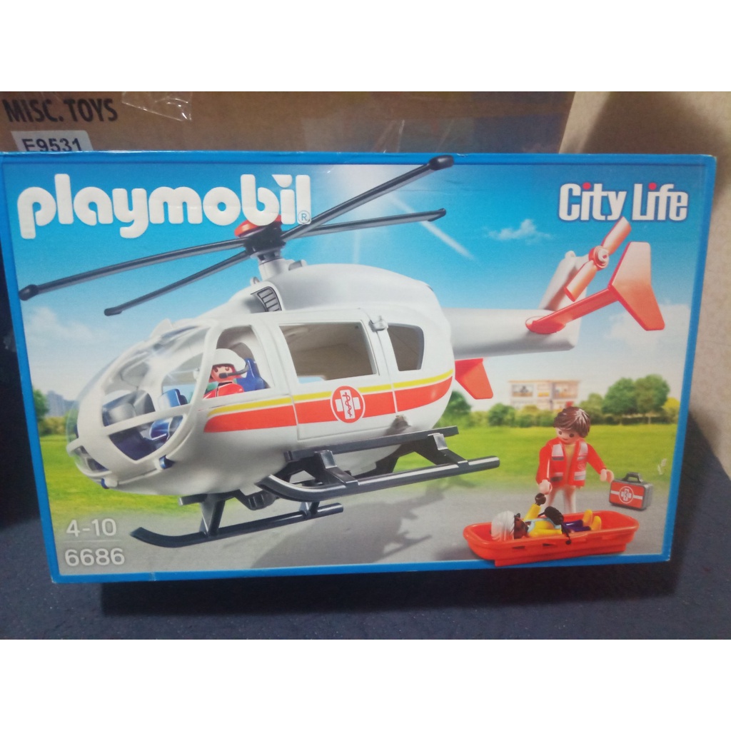 Playmobil city life sales helicopter