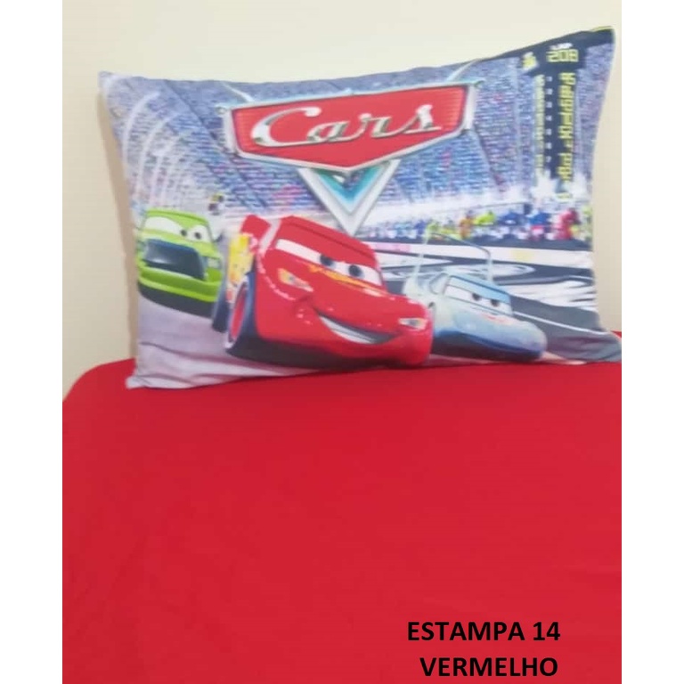 Jogo de Cama Infantil Carros 2 peças Promocional