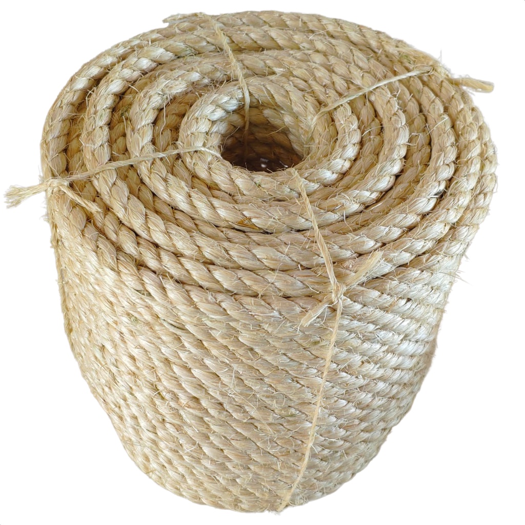 Corda De Sisal 10 Metros 20mm Para Artesanato E Amarrações