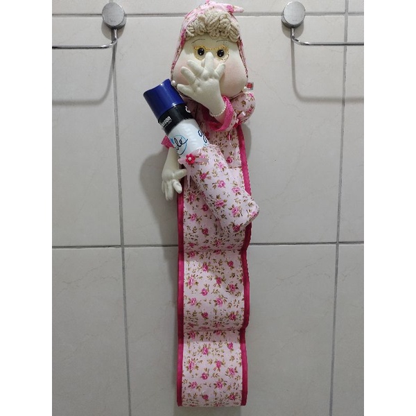 Boneca de Pano Porta Papel Higiênico, Vestido Feminino Artempano Ateliê De  Bonecas. Nunca Usado 50491640