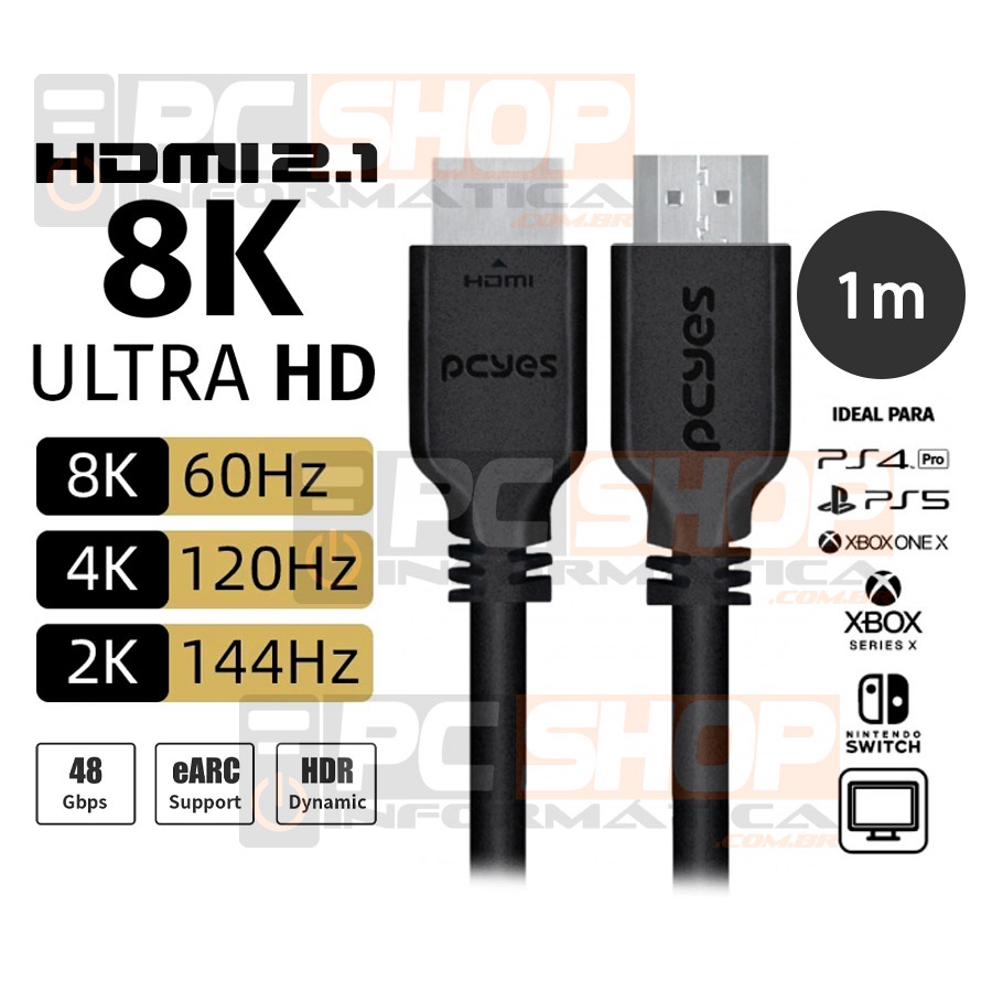 Cables Hdmi 4k 2 Metros Pc Led Smart Ps3 Monitor Noga 2m