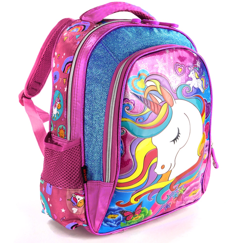 Mochila escolar 2025 unicornio infantil