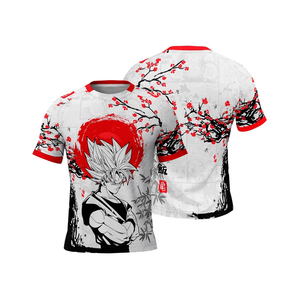 CAMISETA CAMISA GOKU BLACK KAMEHAMEHA DBZ ANIME MANGÁ DESENHO ANIMADO FULL  REF 0379