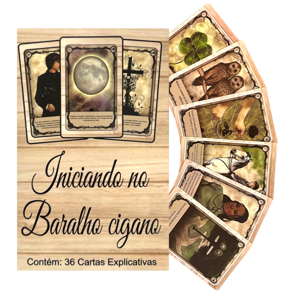 Tarot Baralho - Jogo De Cartas Cigana Da Sorte - Casa do Cigano - A Maior  Loja de Umbanda e Candomblé do Brasil